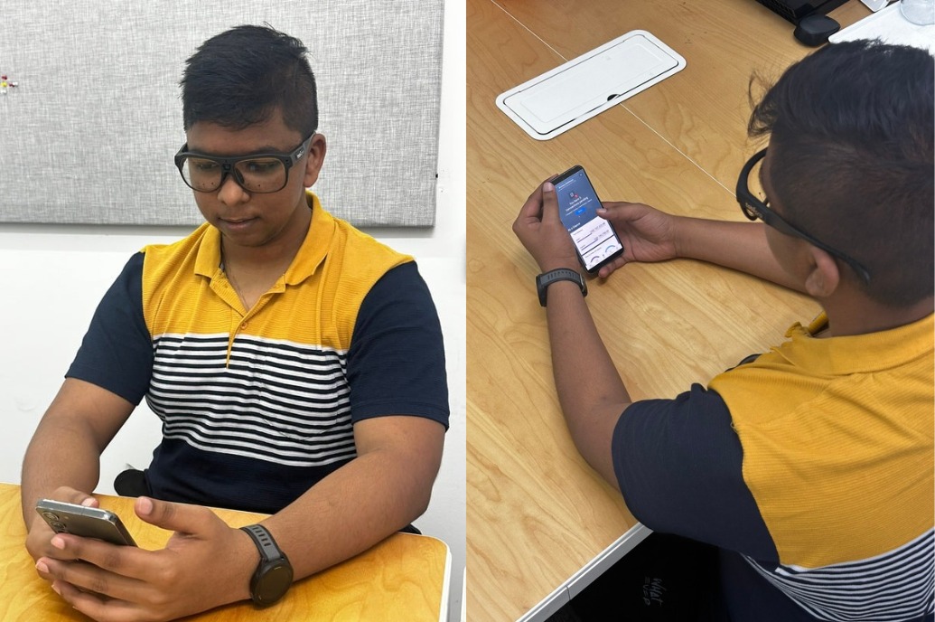 Eye tracking for testing the mobile apps